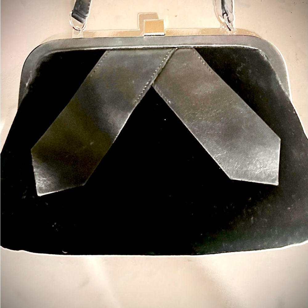 Giorgio Armani Black Velvet Mini Bag